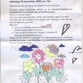 Mooie tekening over bloemen gemaakt door FENNE BIJNENS